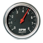Autometer Air-Core Traditional Chrome 3-3/8 in. In-Dash Tachometer Gauge 0-8000 RPM - 2499