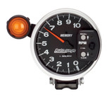 Autometer Air-Core Autogage Memory 5 in. Pedestal Tachometer Gauge 0-10000 RPM with Shift Light - 233906