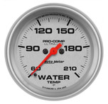 Autometer Digital Stepper Motor Ultra-Lite 2-5/8 in. Water Temperature Gauge 60-210F - 4469