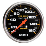 Autometer Mechanical Pro-Comp 5 in. Speedometer Gauge 0-160 MPH - 5154