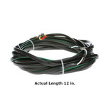 Truck-Lite 50 Series 14 Gauge 1 Plug RH Side 12 in. Turn/Tail Harness with Fit N Forget S.S. and Ring Terminal - 51344-0012