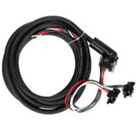 Truck-Lite 50 Series 14 Gauge 108 in. Right Hand Side Stop/Turn/Tail Harness with 2 Plug Right Angle PL-3 and Ring Terminal - 50202-0108