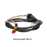 Truck-Lite 50 Series 16 Gauge 3 Plug LH Side 192 in. Marker Clearance and Stop/Turn/Tail Harness with S/T/T and M/C Breakout - 50243-0192