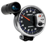 Autometer Air-Core Cobalt 5 in. Pedestal Tachometer Gauge 0-10000 RPM with Shift Light - 6299