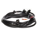 Truck-Lite 50 Series 14 Gauge 3 Plug LH Side 60 in. Marker Clearance and Stop/Turn/Tail Harness with S/T/T, M/C Breakout, Right Angle PL-3/PL-10 and Ring Terminal - 50231-0060