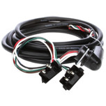 Truck-Lite 50 Series 14 Gauge 84 in. Right Hand Side Stop/Turn/Tail Harness with 2 Plug Right Angle PL-3 and Ring Terminal - 50202-0084