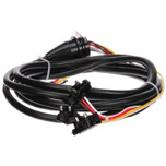 Truck-Lite 50 Series 14 Gauge 108 in. Left Hand Side Back-Up and Stop/Turn/Tail Harness with 3 Plug Right Angle PL-3/Right Angle PL-2 and Ring Terminal - 50250-0108