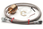 Autometer High Pressure Gauge Isolator with 4 ft. No. 4 Braided Stainless Line for 100 PSI Gauges - 5282