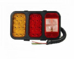 Truck-Lite 45 Series Rectangular LED Rear Stop/Tail/Right Direction Indicator/Reverse Light Module 12V European Approved - 45310