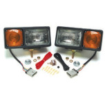 Truck-Lite Black Snow Plow Halogen Lamp 12V 5.0/3.5A with Connector - 644WK