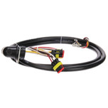 Truck-Lite 50 Series 16 Gauge 156 in. Left Hand Side Stop/Turn/Tail Harness with 2 Plug Fit N Forget SS and Ring Terminal - 50241-0156