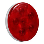 Heavy Duty Lighting 4 in. 6 LED Round Red Stop/Tail/Turn Light - HD40006RSD