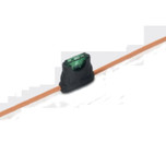Littelfuse Heavy Duty Molded In-line Blade Fuse Holder with 12 Gauge Orange Wire for ATO 25 and 30A - 0FHA0002SXJ