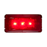 Heavy Duty Lighting 2.5 in. Rectangular Red 2-Pin Clearance Light - HD25103RSD