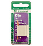 Littelfuse PAL Auto Link 9/16 in. Bent Male Terminal Fuse 120A 32V in White - Carded - 0PAL4120XP