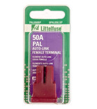 Littelfuse 0PAL050.XP PAL Auto Link Female Terminal Fuse 50A 32V in Red - Carded