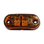 Heavy Duty Lighting Amber Oval Clearance Marker 2.5 in. 2 LED - HD26002YSD