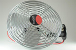 Red Dot Dash Fan 12V 2 Speed with Metal Cage - 73R9062