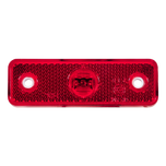 Heavy Duty Lighting 4 inch Red Reflex Surface Mount Clearance Marker Light - HD41003R