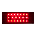 Heavy Duty Lighting 2in. x 6in. Red Surface Mount Clearance Light 20 LED - HD60020R