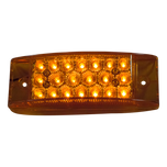 Heavy Duty Lighting 2in. x 6in. Amber Surface Mount Clearance Light 20 LED - HD60020Y