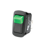 Cole Hersee SPST On-Off Wide Lens LED Rocker Switch 25A/12V - Boxed - 58312-G4