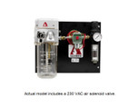 Alemite Plate Mounted Centralized Oil Lubricator 1 CFM with Low-Level Switch and Air Solenoid Valve 230 VAC - 3922-BD