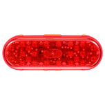 Truck-Lite 60 Series 26 Diode Red Oval LED Stop/Turn/Tail Light 12V with Fit N Forget S.S. - 60250R