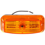 Truck-Lite 26 Series 1 Bulb Yellow Rectangular Incandescent Marker Clearance Light 12V with Bracket Mount - 26353Y