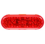 Truck-Lite 60 Series 26 Diode Red Oval LED Stop/Turn/Tail Light 12V - Bulk Pkg - 60250R3