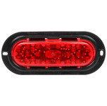 Truck-Lite 60 Series 26 Diode Red Oval LED Stop/Turn/Tail Light 12V with Black Flange Mount - 60256R