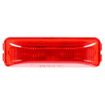 Signal-Stat 4 Diode Red Rectangular LED Marker Clearance Light 12V with Male Pin by Truck-Lite - 1960