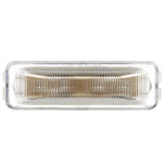 Signal-Stat 4 Diode Clear/Yellow Rectangular LED Marker Clearance Light 12V with 19 Series Male Pin by Truck-Lite - 1961A