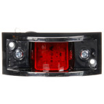 Signal-Stat 4 Diode Red Rectangular LED Marker Clearance Light 12V with Chrome ABS Rail Mount by Truck-Lite - 2671