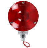 Signal-Stat 1 Bulb Red Round Incandescent Single Face Pedestal Light 12V - 3701 by Truck-Lite