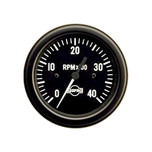 ISSPRO - Electric Ignition Tachometer Gauge 4000rpm, 3-3/8 inches - R85080