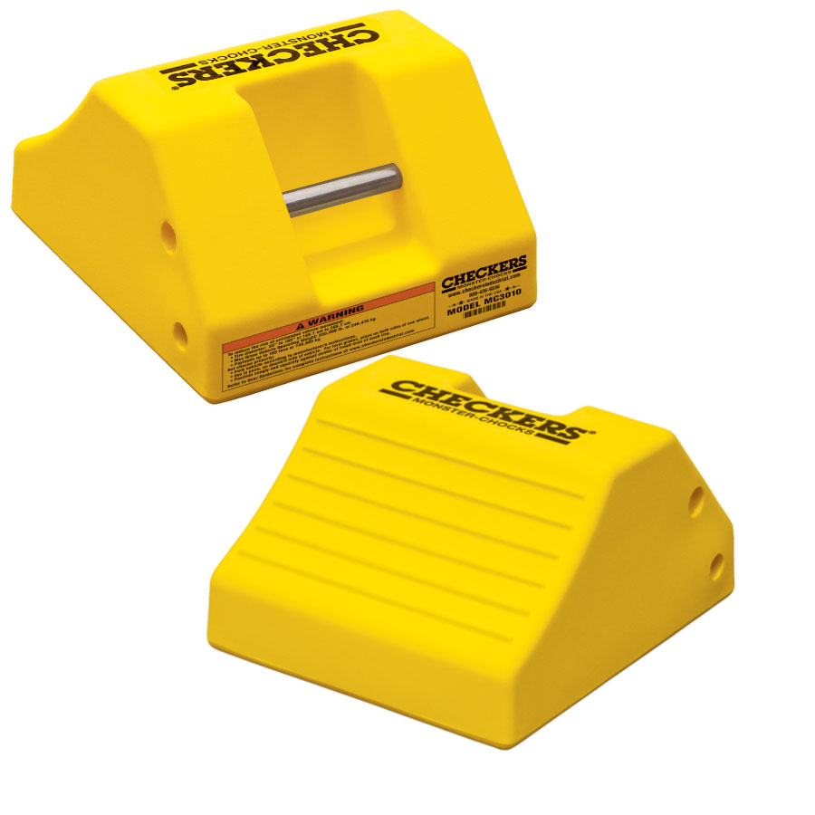 Wheel Chocks for Heavy Duty Trucks and Mining Vehicles