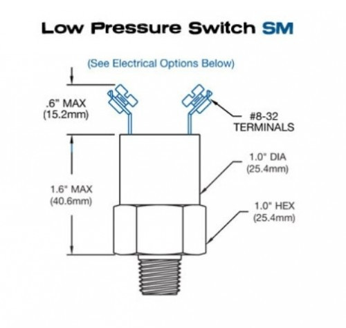Nason Low Pressure Switch SM2C10F