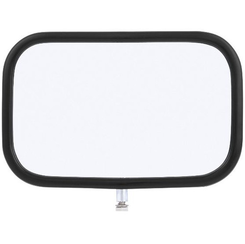 Signal-Stat 5.5 x 8.5 in. Black Rectangular ABS Plastic Flat Mirror with Universal Mount - 7268 by Truck-Lite