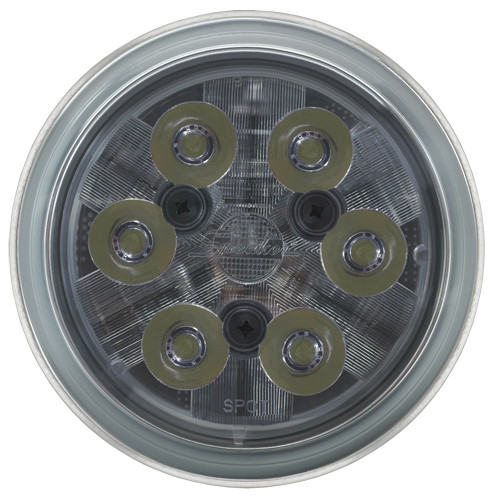 JW Speaker 4.5 in. Round PAR36 LED Work Light 12-48V with Spot Beam Pattern and Glass Lens - Model 6040 - 3157581