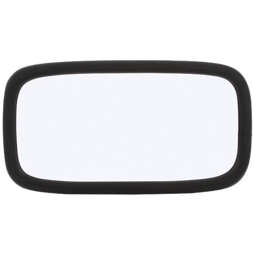 Signal-Stat 4 x 9 in. Black Rectangular ABS Plastic Convex Mirror with Universal Mount - 7450 by Truck-Lite