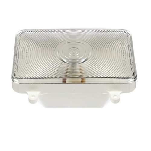 Truck-Lite Clear Rectangular Incandescent Back-Up Light 12V with 1 Bulb and Clear Bracket Mount - Bulk Pkg - 07082C3