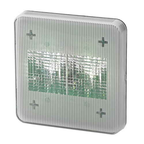 JW Speaker 5 in. x 5 in. Square LED Backup Light 12-24V with Clear Acrylic Lens - Model 224 - 0442611