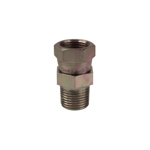 Alemite Swivel Straight Adapter with 1/2 in. NPTF Male Thread - 1000-88