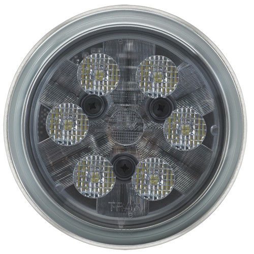 JW Speaker 4.5 in. Round PAR36 LED Work Light 12-48V with Trapezoid Beam Pattern and Polycarbonate Lens - Model 6040 - 3157481