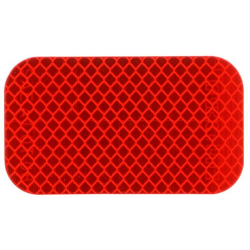 Truck-Lite 2 ft. x 3-1/2in. Red Rectangle Retro-Reflective Tape Reflector - 98176R