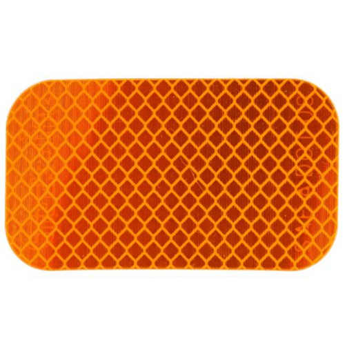 Truck-Lite 2 ft. x 3-1/2in. Yellow Rectangle Retro-Reflective Tape Reflector - 98176Y