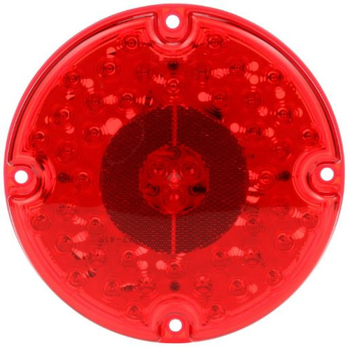Truck-Lite 91 Series 47 Diode Red Round Reflectorized LED Stop/Turn/Tail Light 12V - 91242R