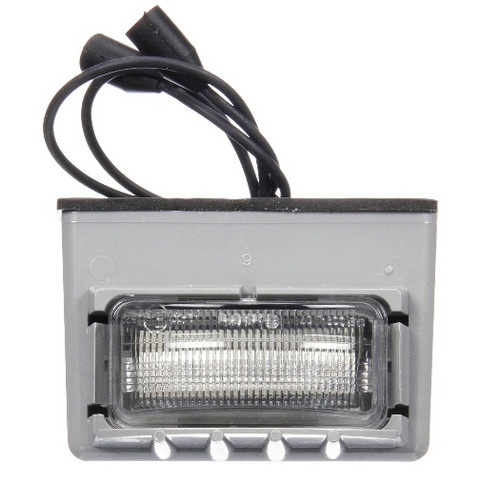 Truck-Lite 15 Series 3 Diode Rectangular LED License Light Kit 12V Female PL-10 with Gray Bracket Mount - Bulk Pkg - 15040-3