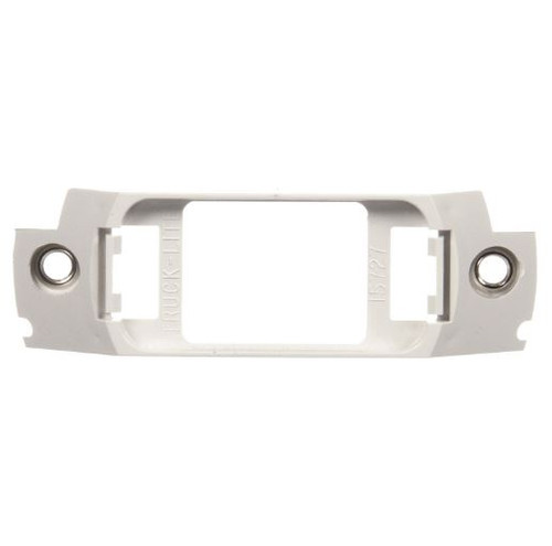 Truck-Lite White ABS Rail Mount Used In Rectangular Shape 15 Series Lights with 2 Screw Bracket Mount - 15412